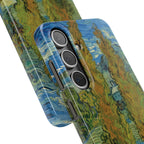 Two Poplars in the Alpilles near Saint-Rémy by Vincent van Gogh - Samsung Slim Case