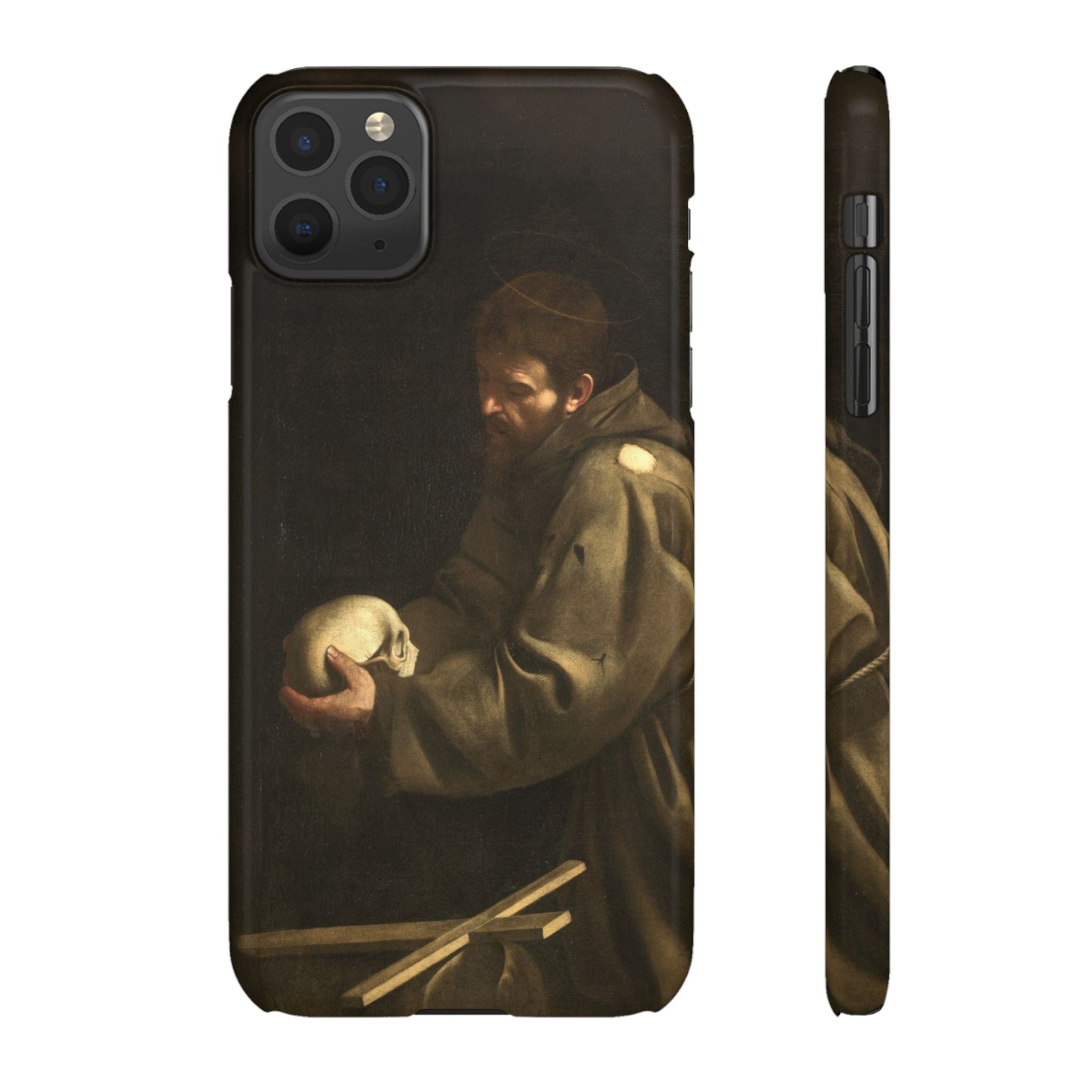 San Francesco in meditazione by Caravaggio - iPhone Slim Case