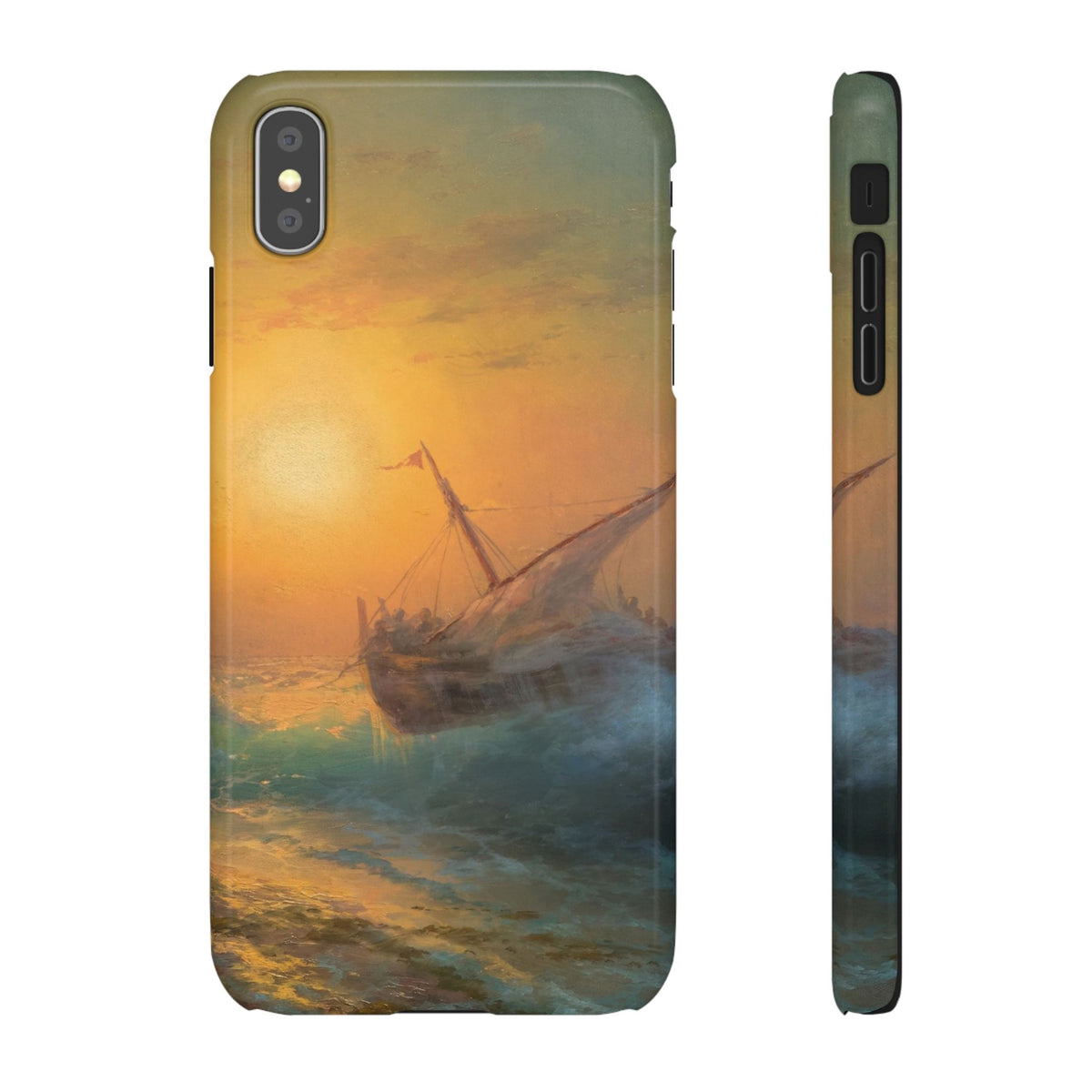 Stormy Sea at Sunset by Ivan Aivazovsky - iPhone Slim Case
