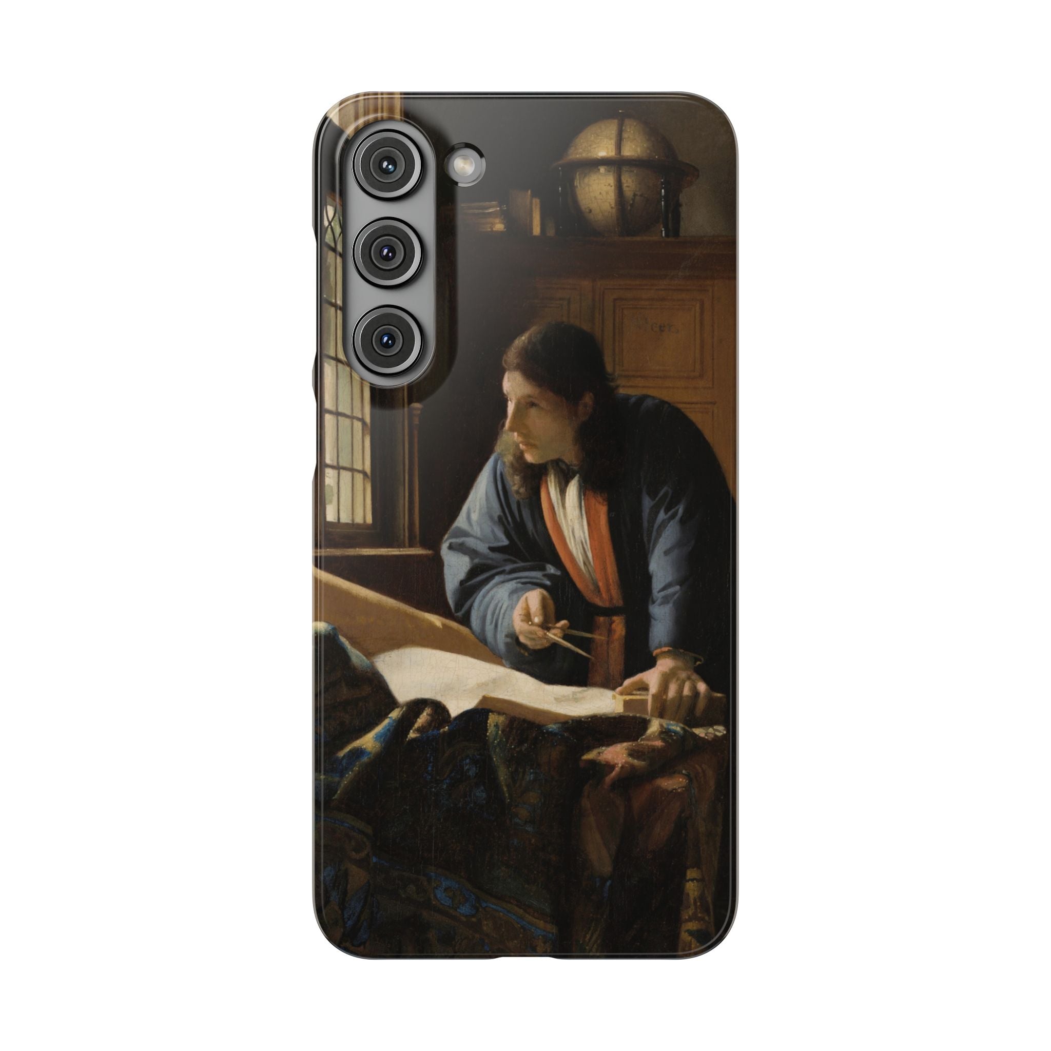 The Geographer by Johannes Vermeer - Samsung Slim Case