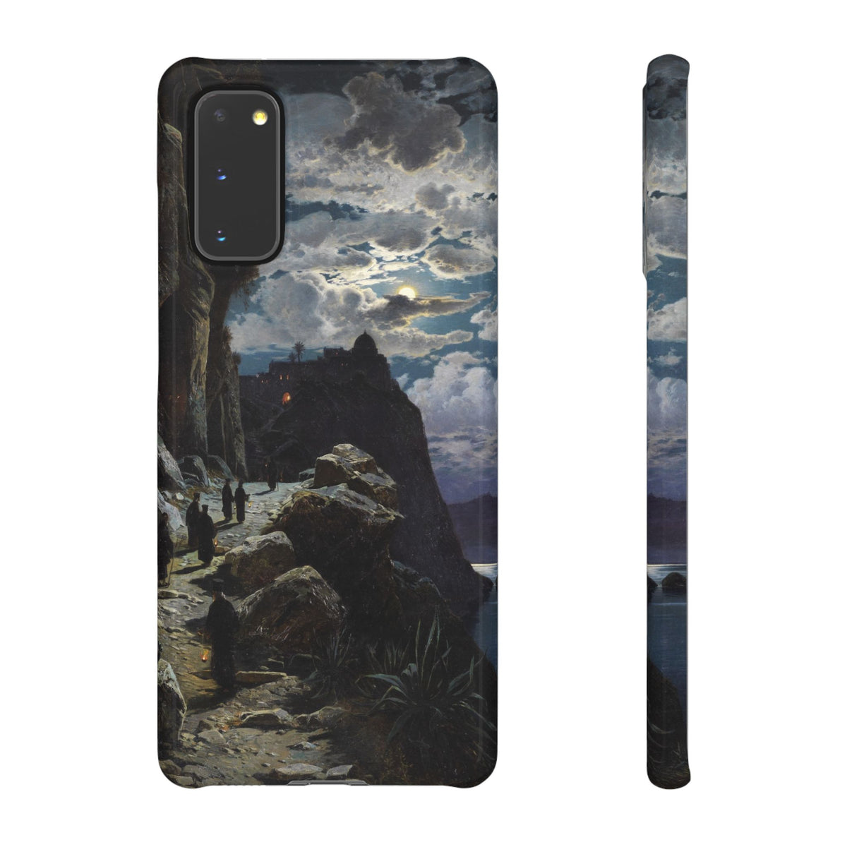 Procession of Monks on Mount Athos by Hermann Corrodi - Samsung Slim Case