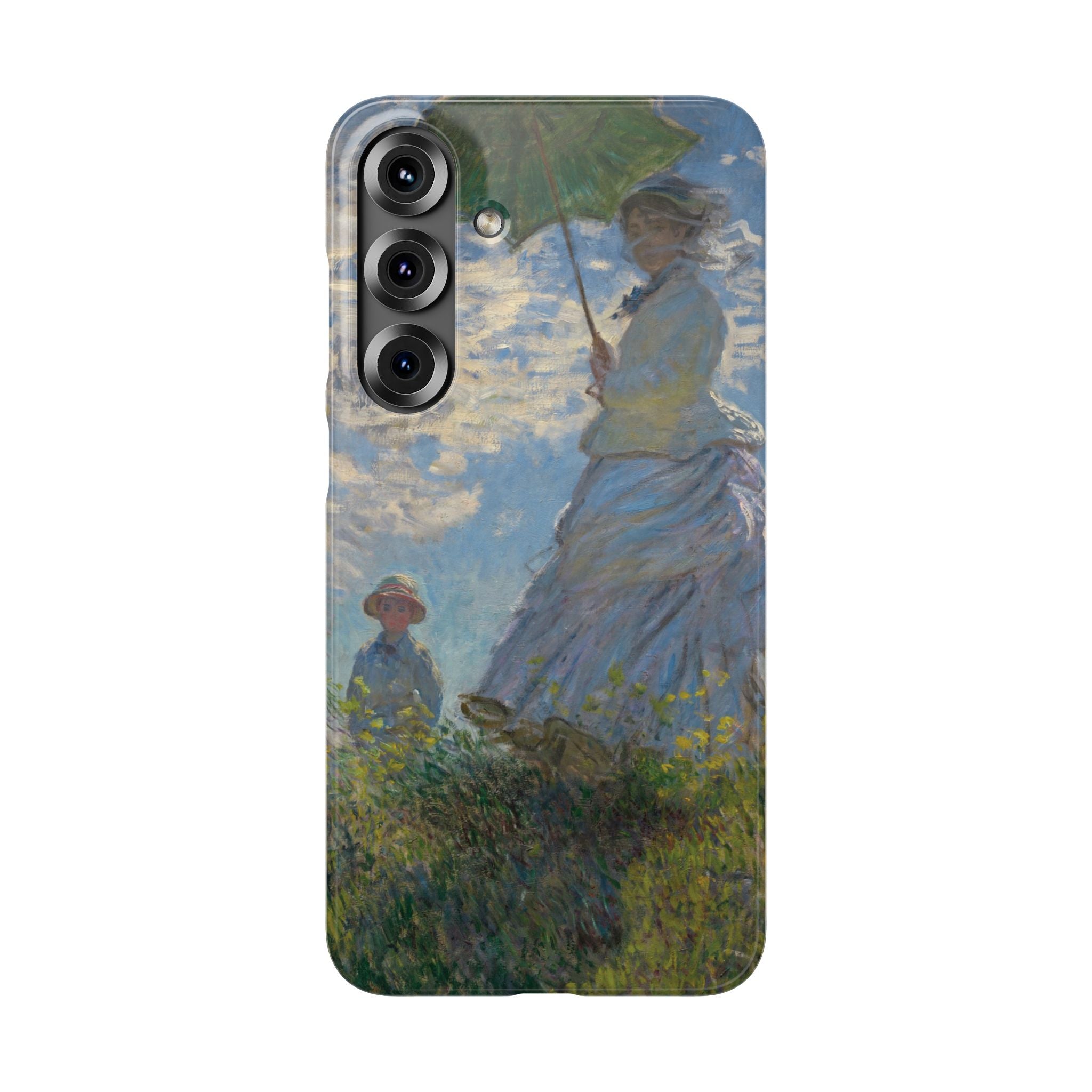Madame Monet and Her Son by Claude Monet - Samsung Slim Case