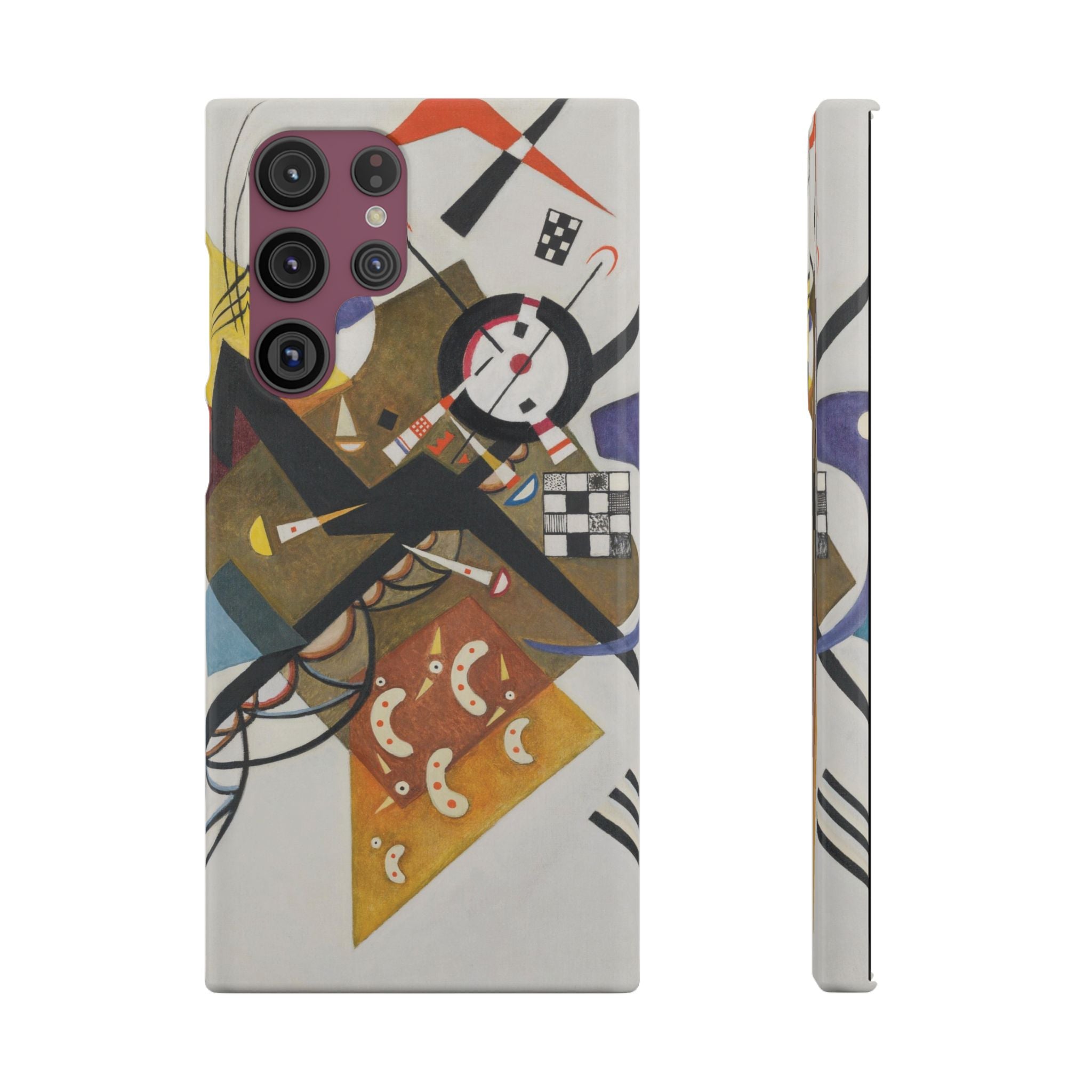 On White II by Vasily Kandinsky - Samsung Slim Case