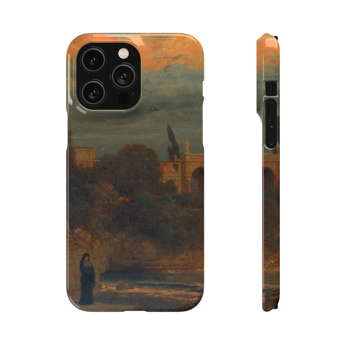 Villa by the Sea by Arnold Böcklin - iPhone Slim Case