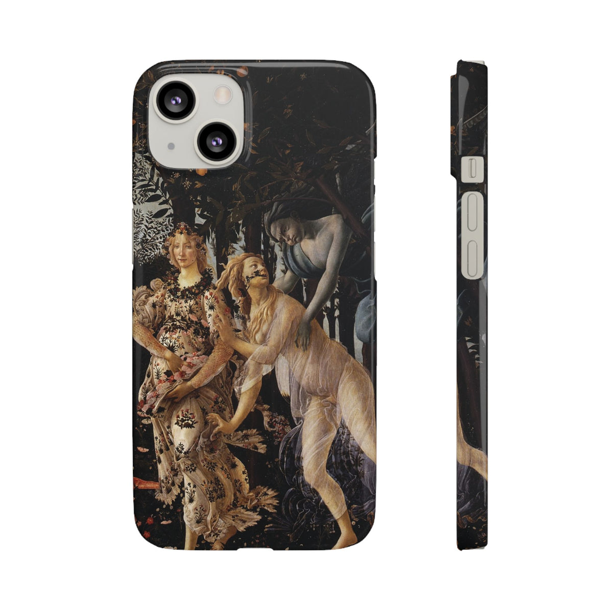 Flora and Zephyr from Primavera by Sandro Botticelli - iPhone Slim Case