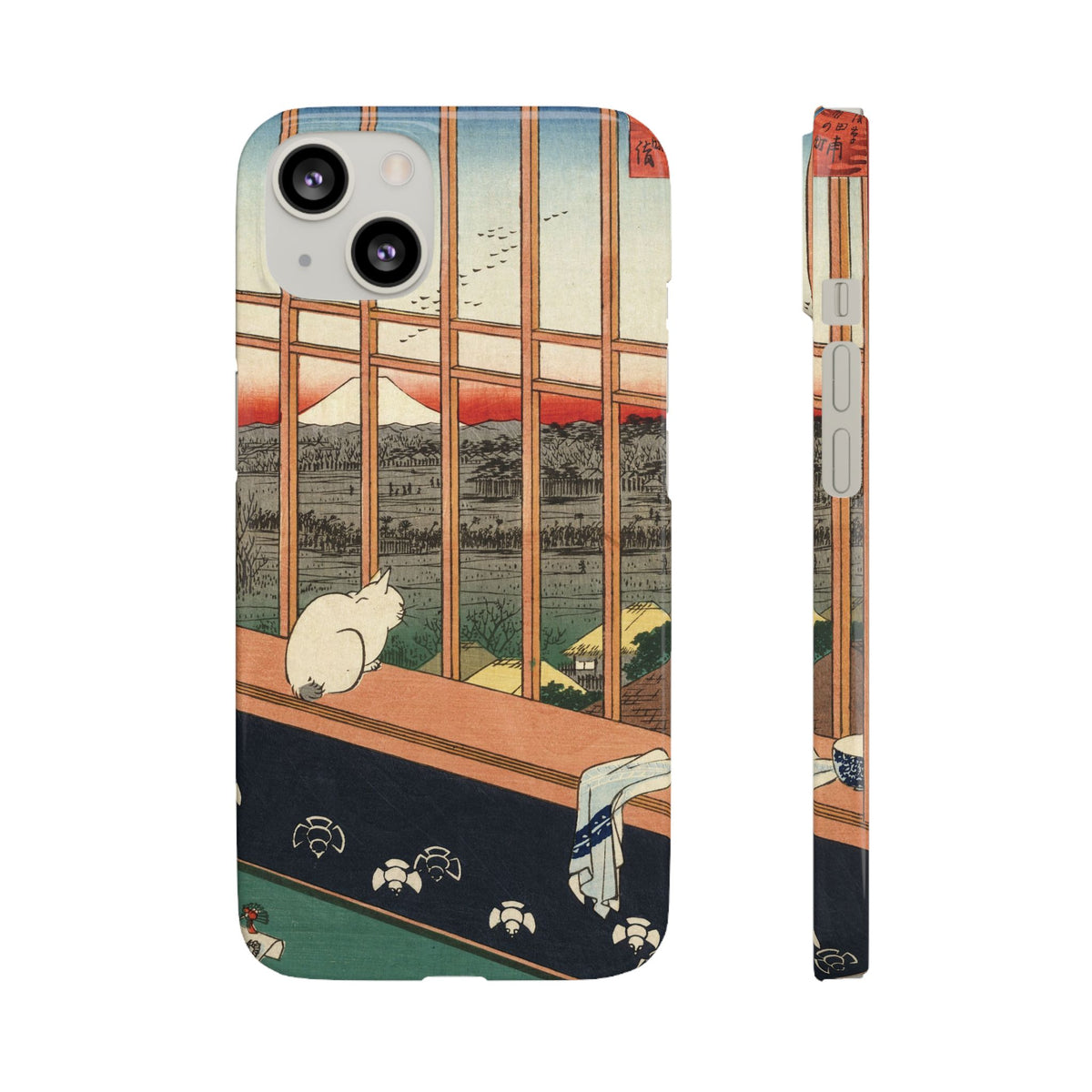 Asakusa Rice Fields and Torinomachi Festival by Utagawa Hiroshige - iPhone Slim Case
