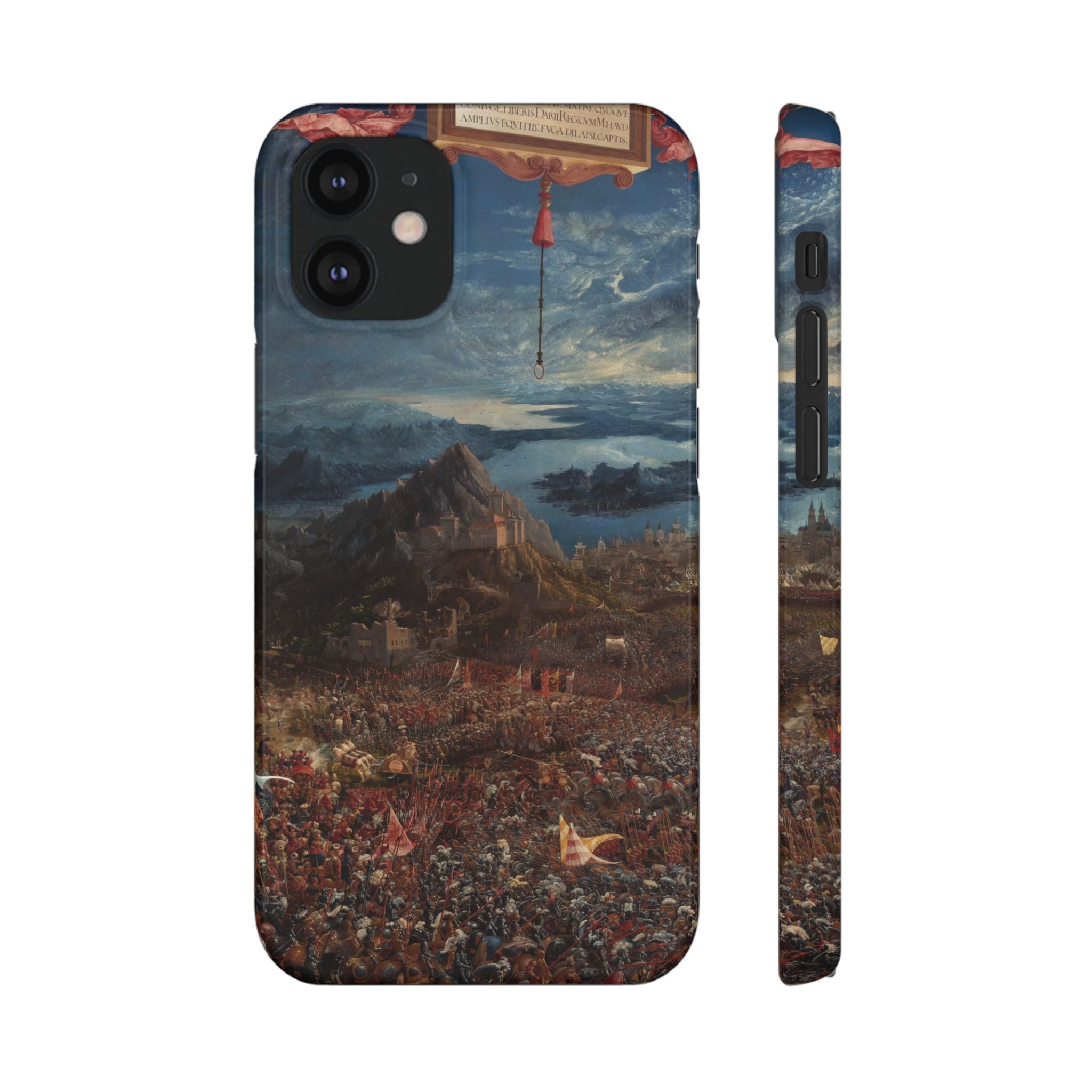 The Battle of Alexander at Issus by Albrecht Altdorfer - iPhone Slim Case