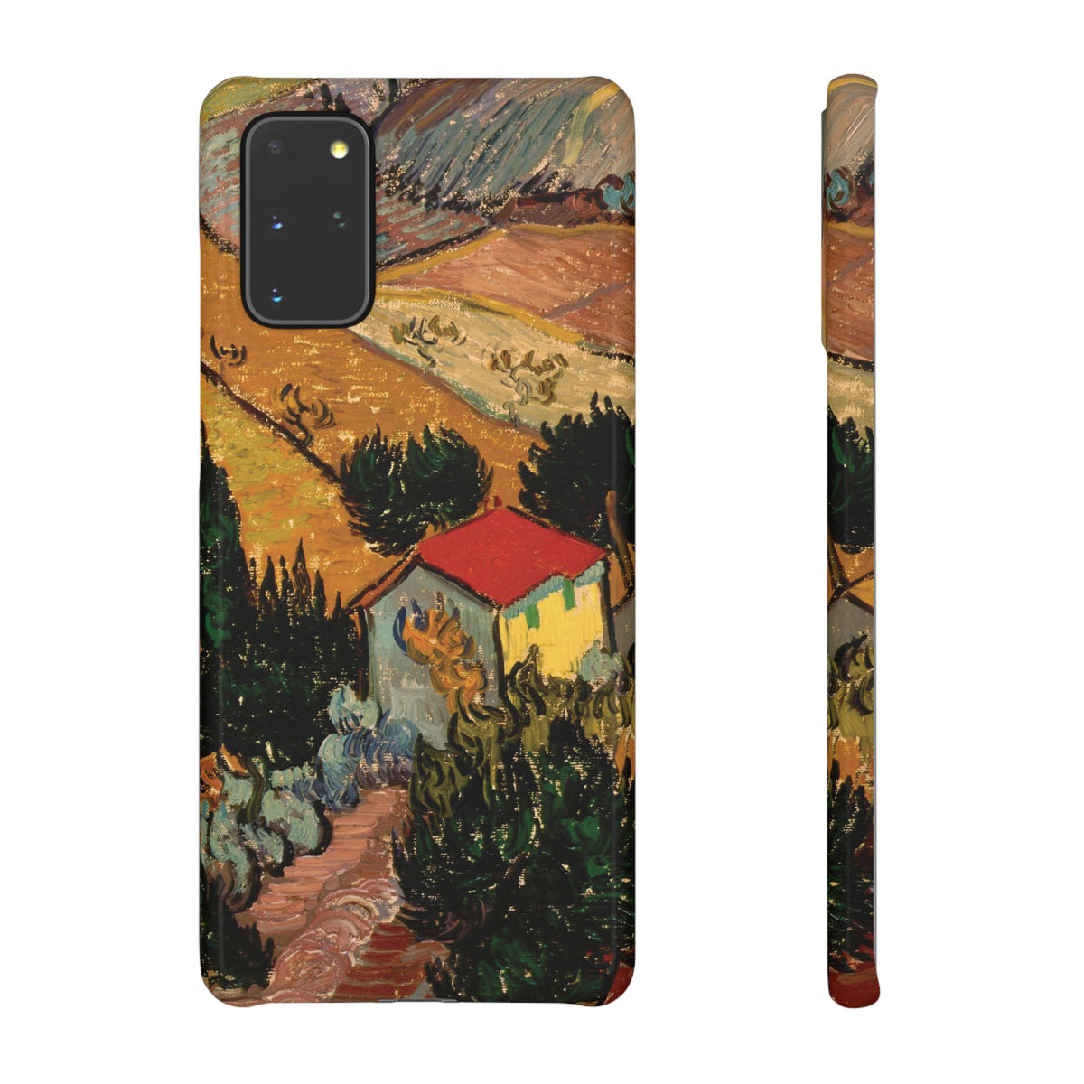 Landscape with House and Ploughman by Vincent van Gogh - Samsung Slim Case