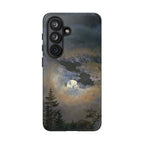 Studie einer Wolke und Landschaft bei Mondlicht von Johan Dahl – Samsung Tough Case