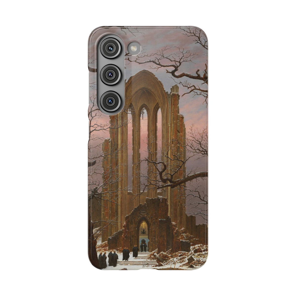 Monastery Graveyard in the Snow by Caspar David Friedrich - Samsung Slim Case