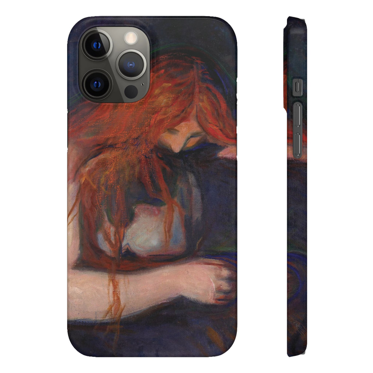Vampire by Edvard Munch - iPhone Slim Case