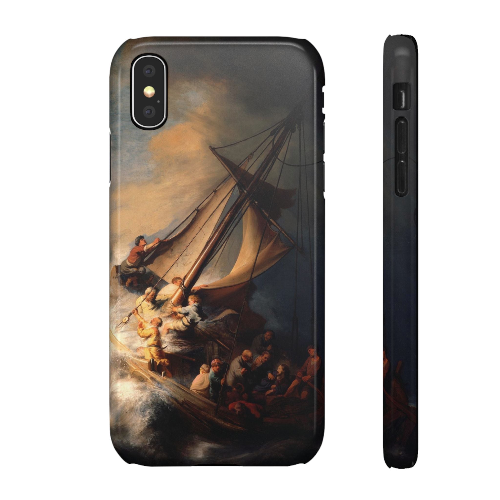 The Storm on the Sea of Galilee by Rembrandt - iPhone Slim Case