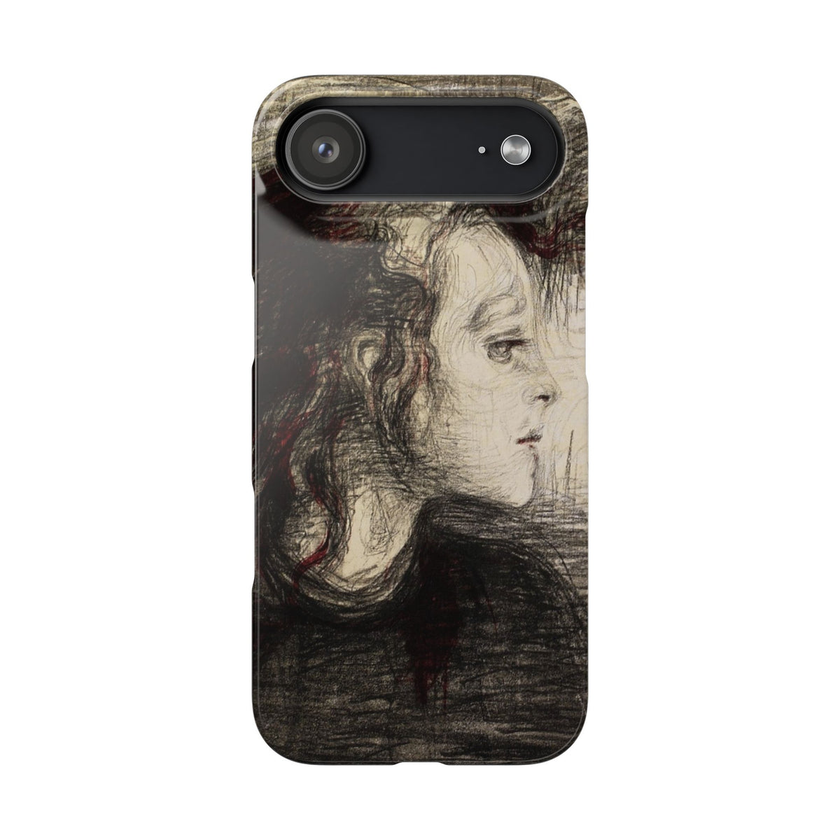 The Sick Child by Edvard Munch - iPhone Slim Case