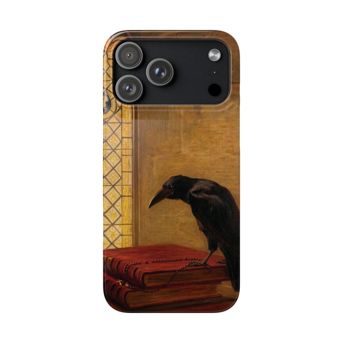 A Saint, from Jackdaw of Rheims by Briton Riviere - iPhone Slim Case