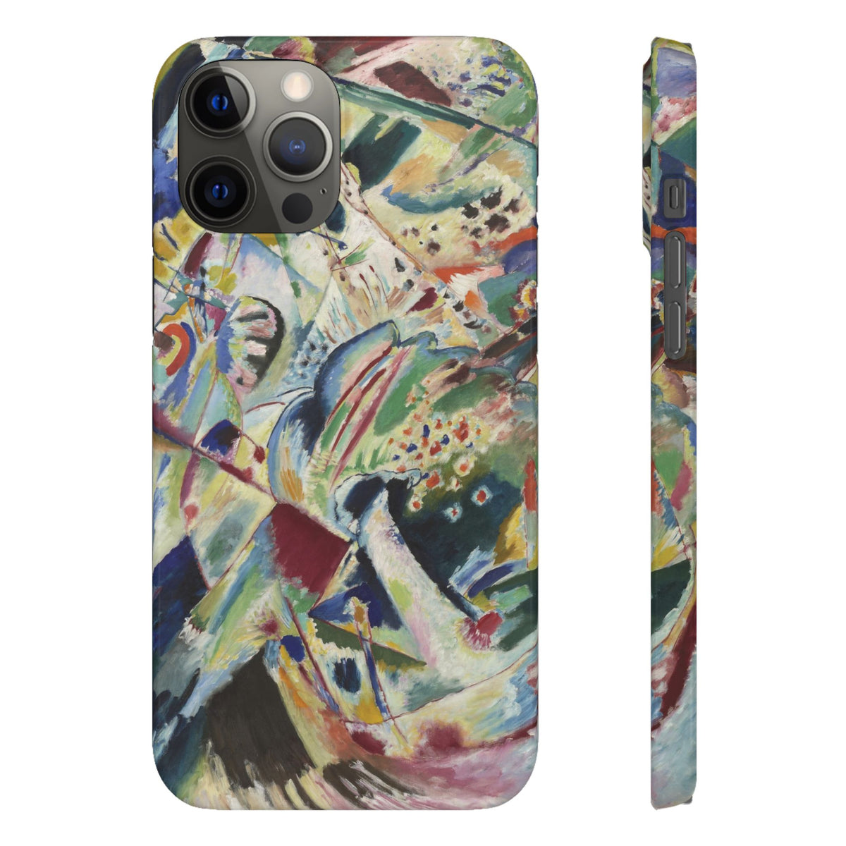 Panel for Edwin R. Campbell No. 4 by Vasily Kandinsky - iPhone Slim Case
