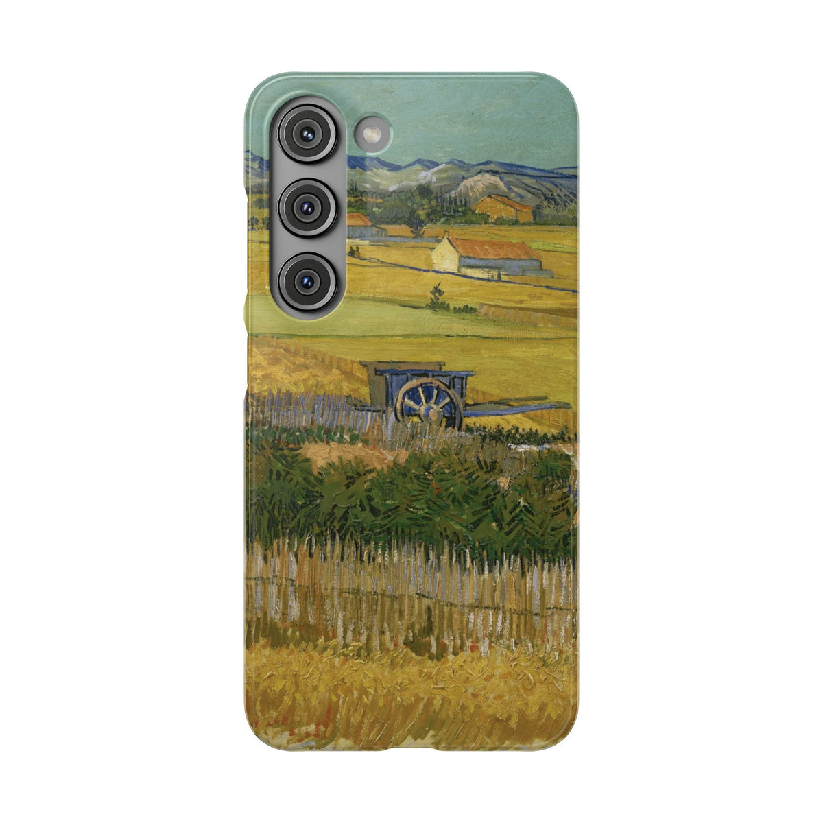 Harvest at La Crau by Vincent van Gogh - Samsung Slim Case