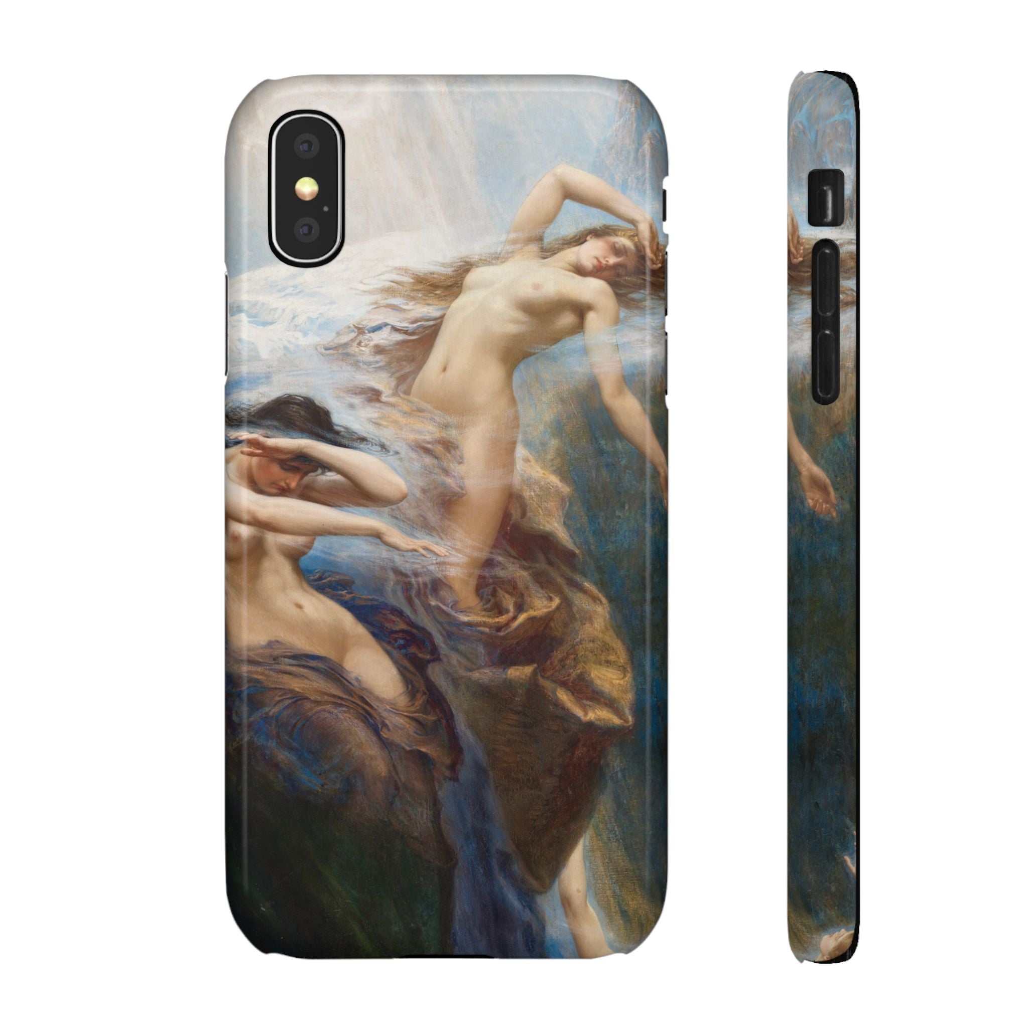 The Mountain Mists by Herbert James Draper - iPhone Slim Case