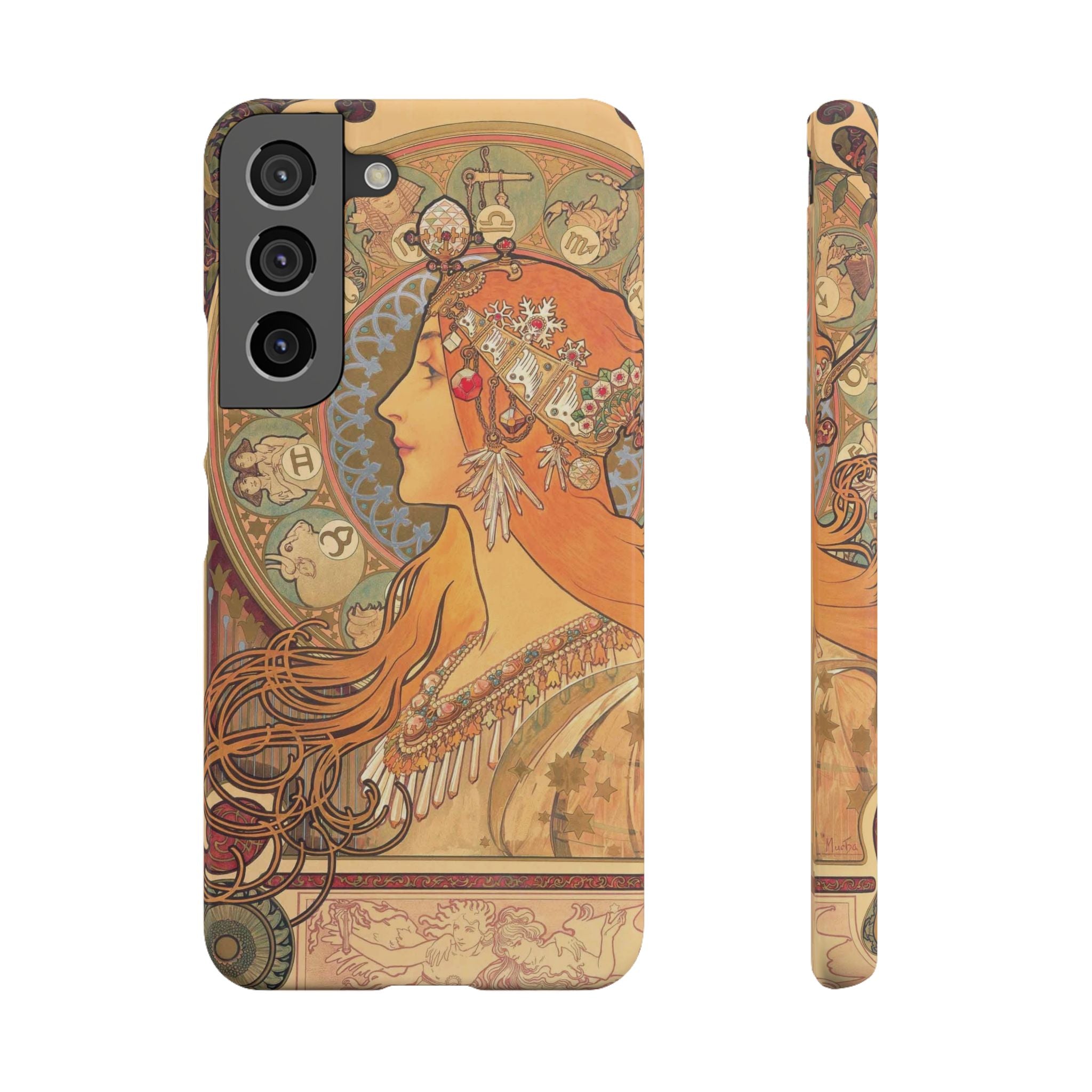 Zodiac by Alphonse Mucha - Samsung Slim Case