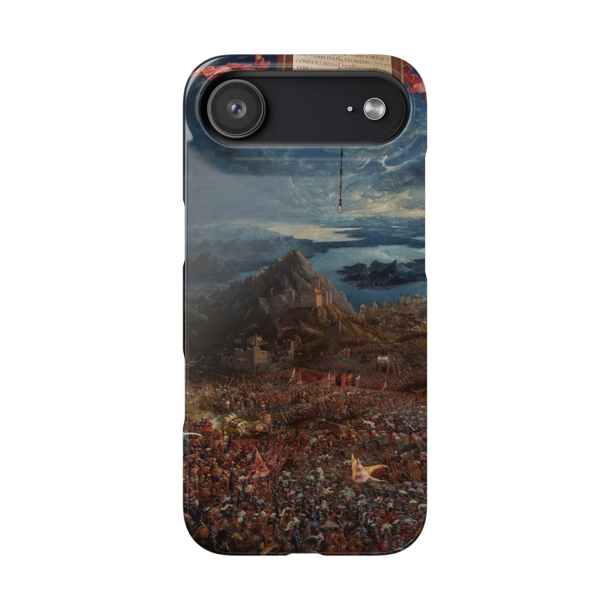The Battle of Alexander at Issus by Albrecht Altdorfer - iPhone Slim Case