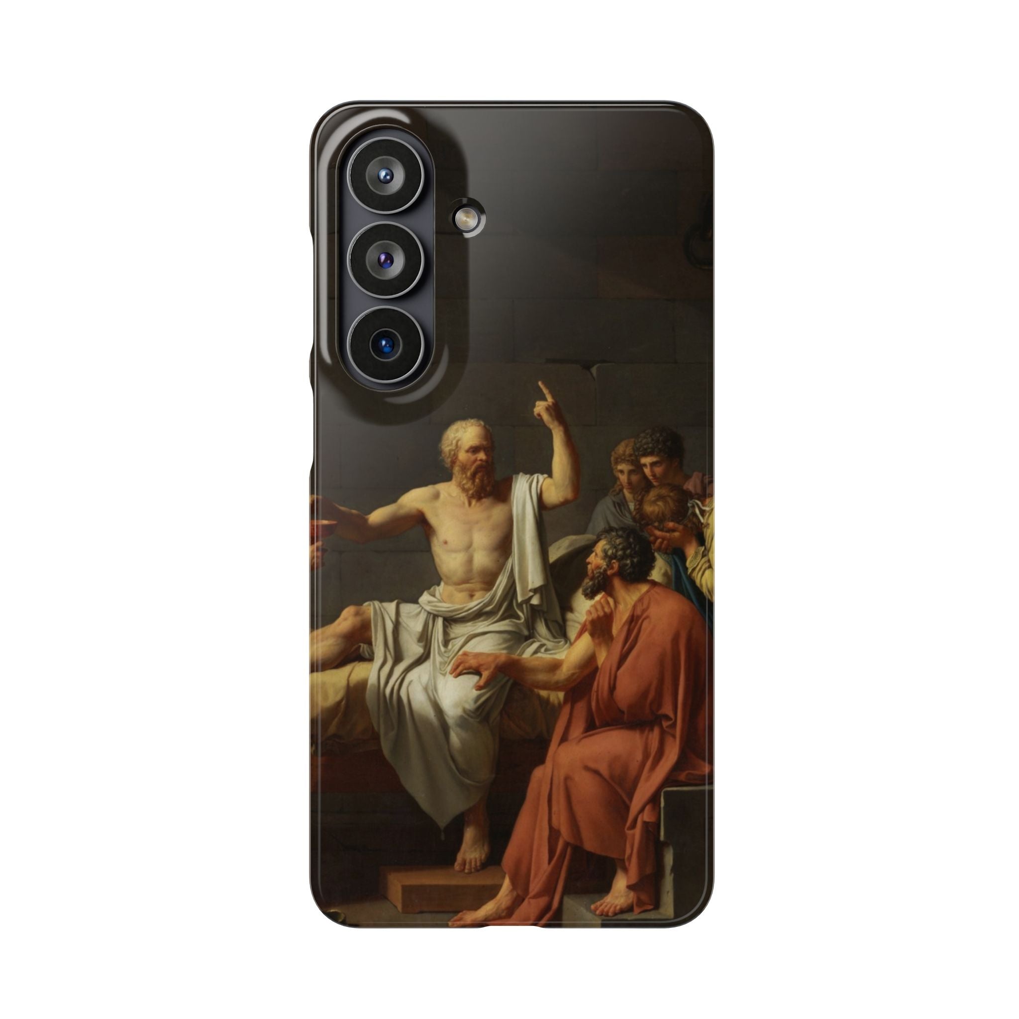 The Death of Socrates by Jacques-Louis David - Samsung Slim Case