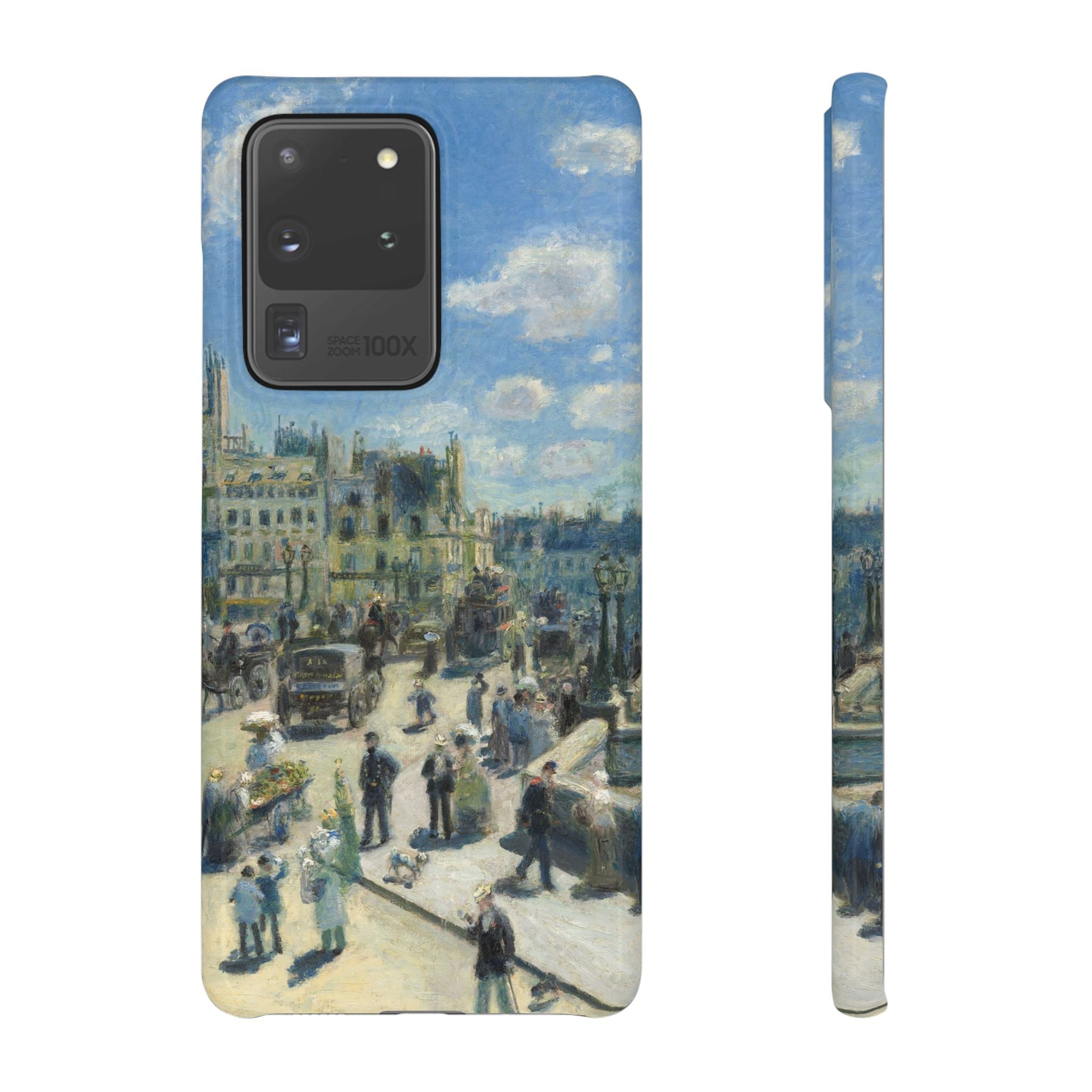 Pont Neuf Paris by Pierre Auguste Renoir - Samsung Slim Case