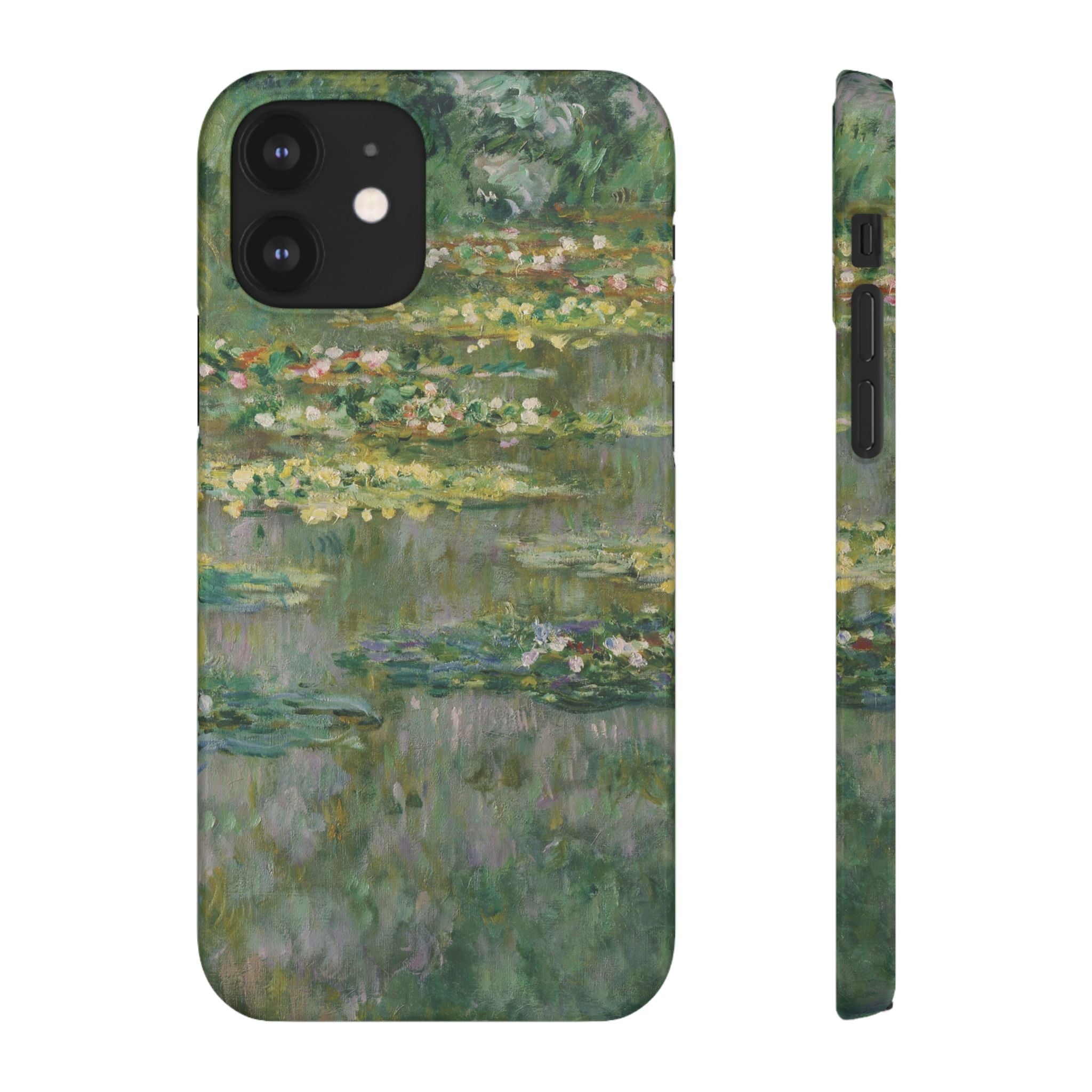 Le Bassin des Nymphéas by Claude Monet - iPhone Slim Case