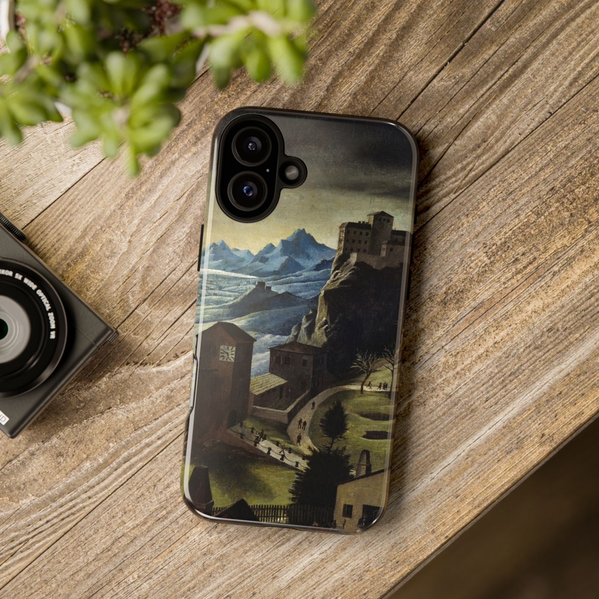 Landschaft mit Burg by Franz Sedlacek - iPhone Tough Case