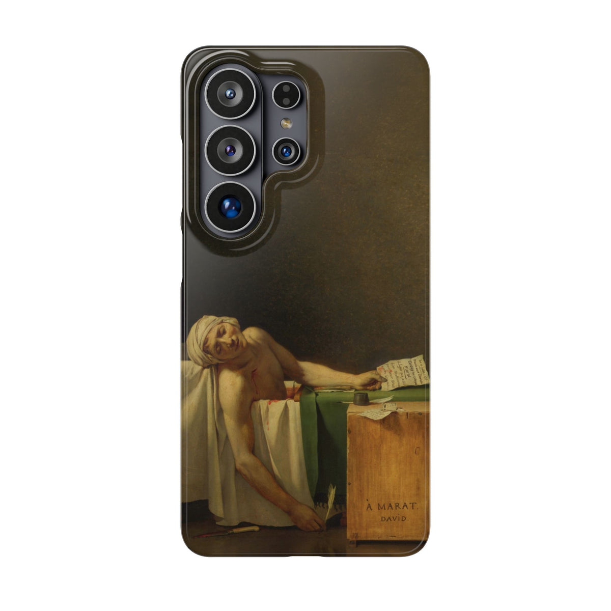 The Death of Marat by Jacques-Louis David - Samsung Slim Case