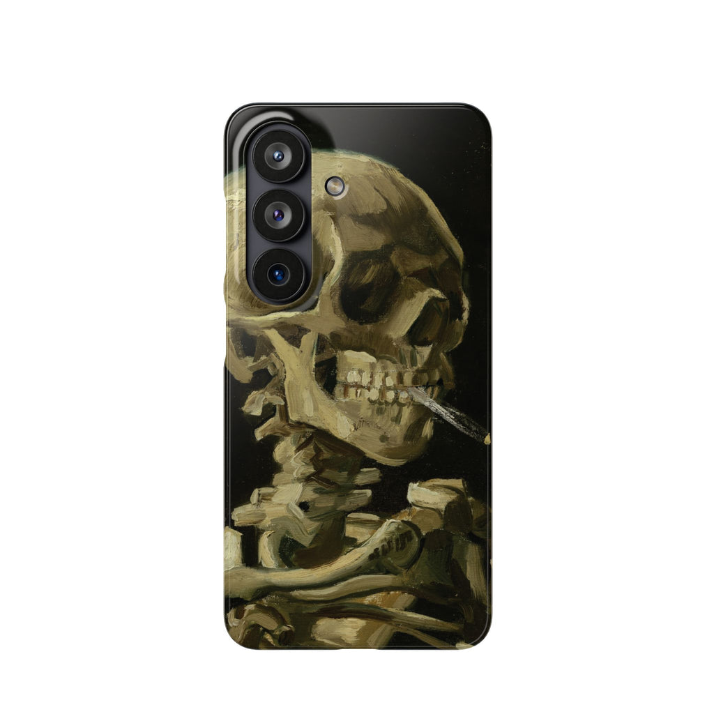 Head of a Skeleton with a Burning Cigarette by Vincent van Gogh - Samsung Slim Case