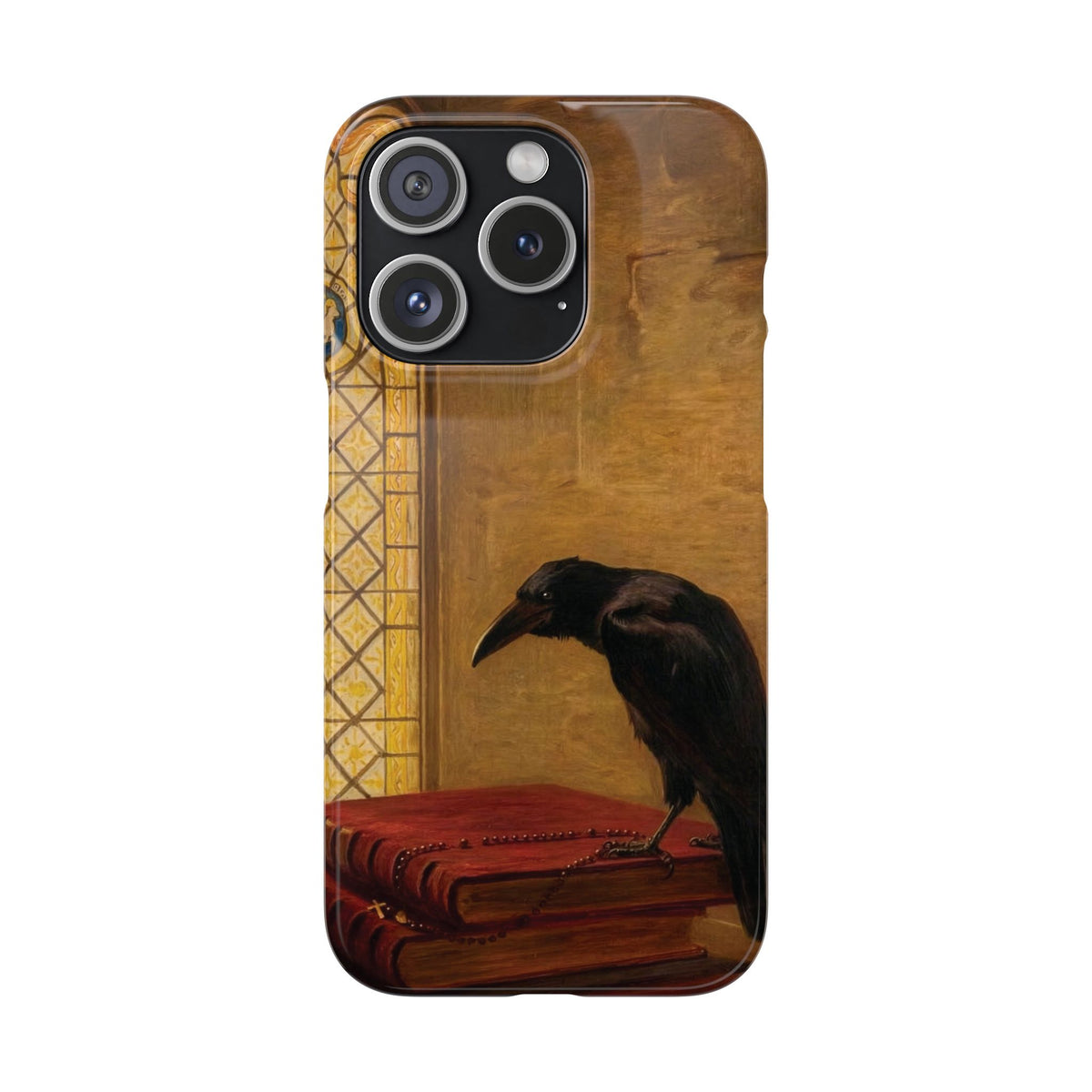 A Saint, from Jackdaw of Rheims by Briton Riviere - iPhone Slim Case
