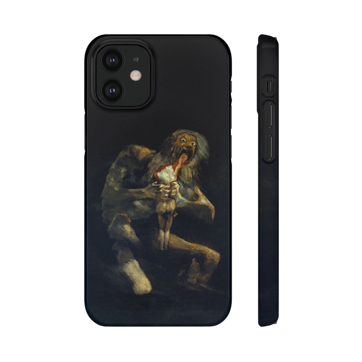 Saturn Devouring His Son by Goya - iPhone Slim Case
