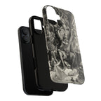 Don Quixote and His Visions by Gustave Doré - iPhone Tough Case