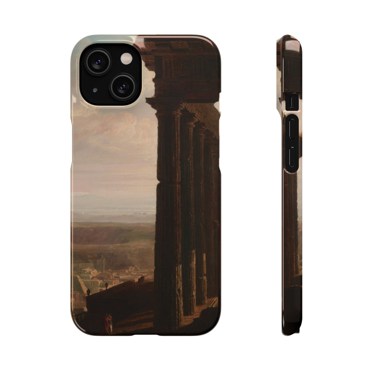 Ruins of an Ancient City by John Martin - iPhone Slim Case