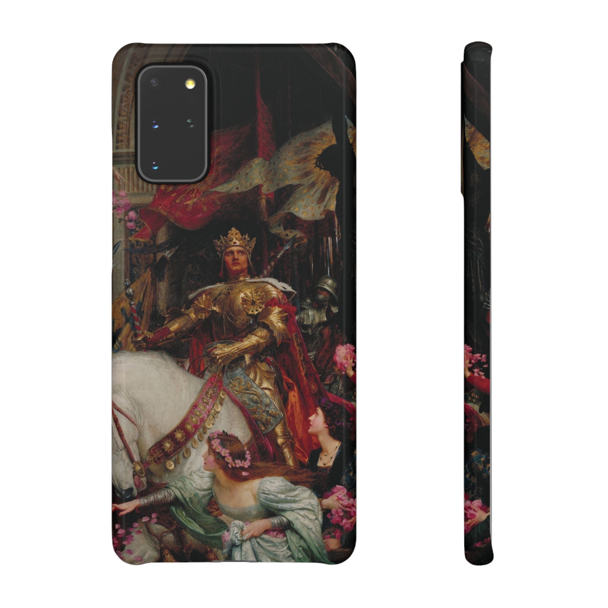 The Two Crowns by Frank Dicksee - Samsung Slim Case