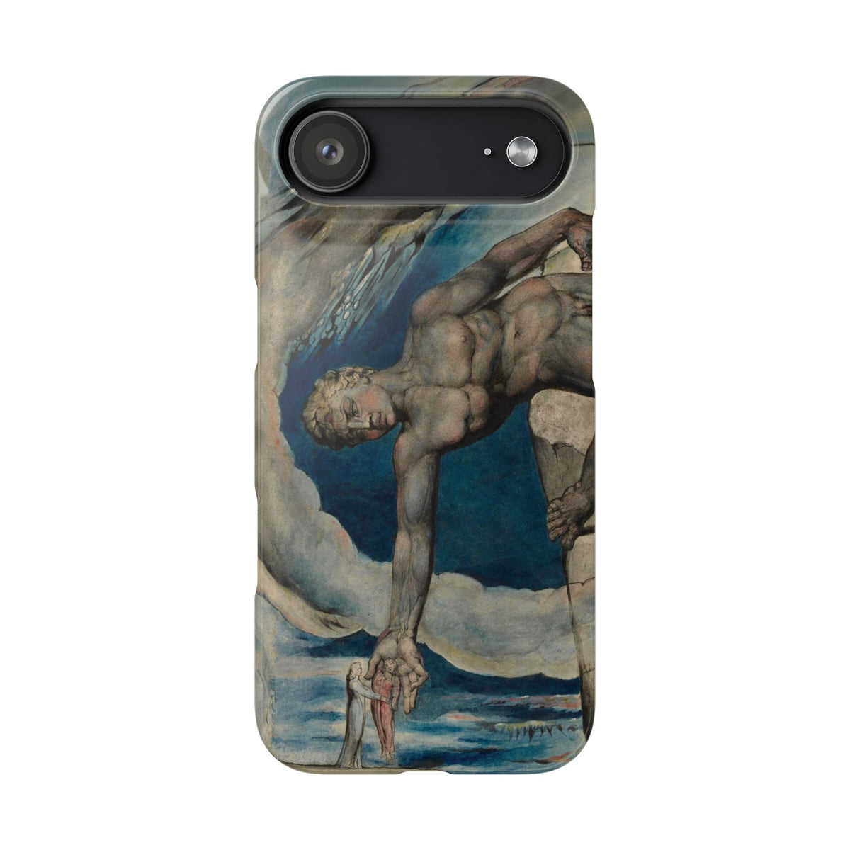Antaeus setting down Dante and Virgil in the Last Circle of Hell by William Blake - iPhone Slim Case