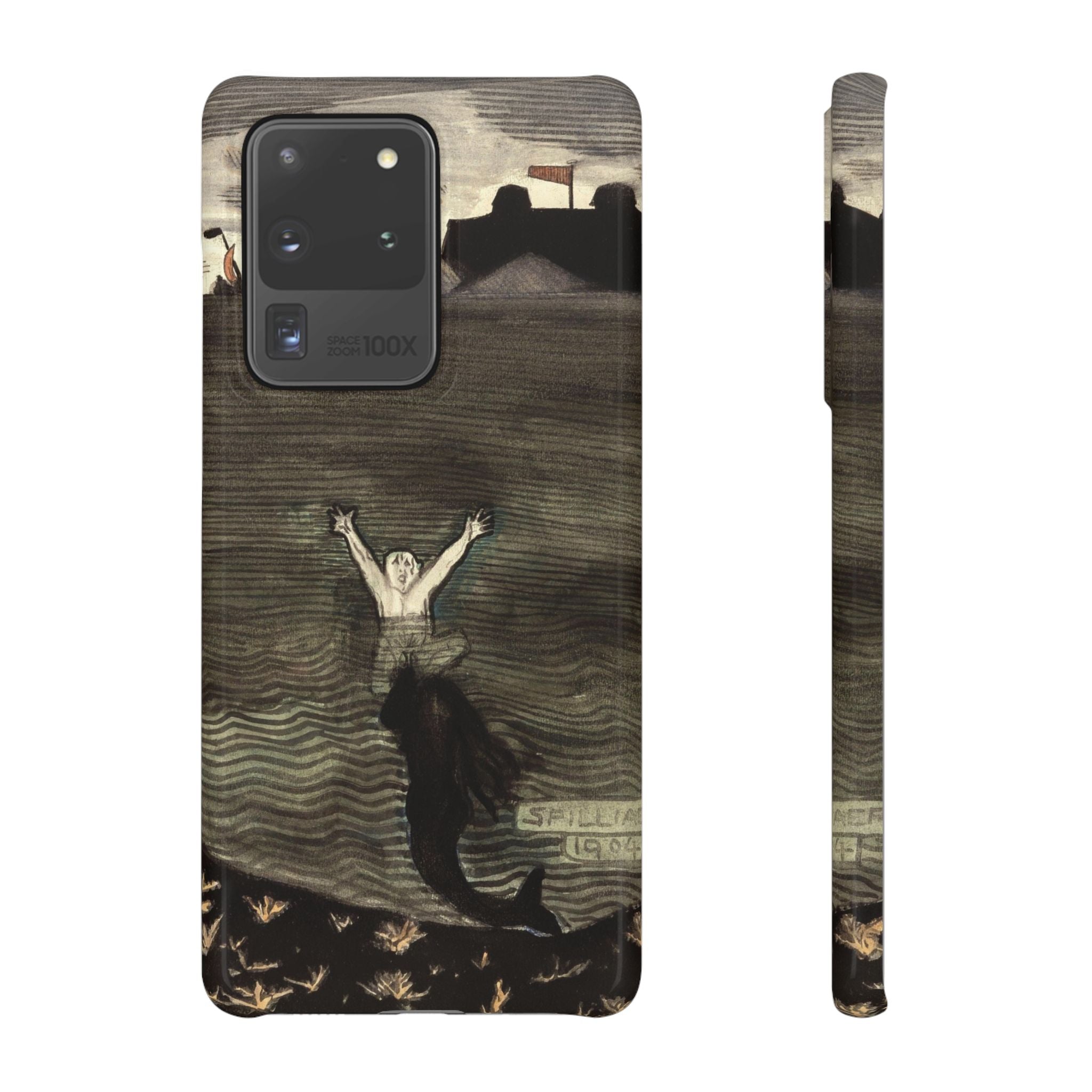 The Call of the Mermaid The Drowning by Leon Spilliaert - Samsung Slim Case