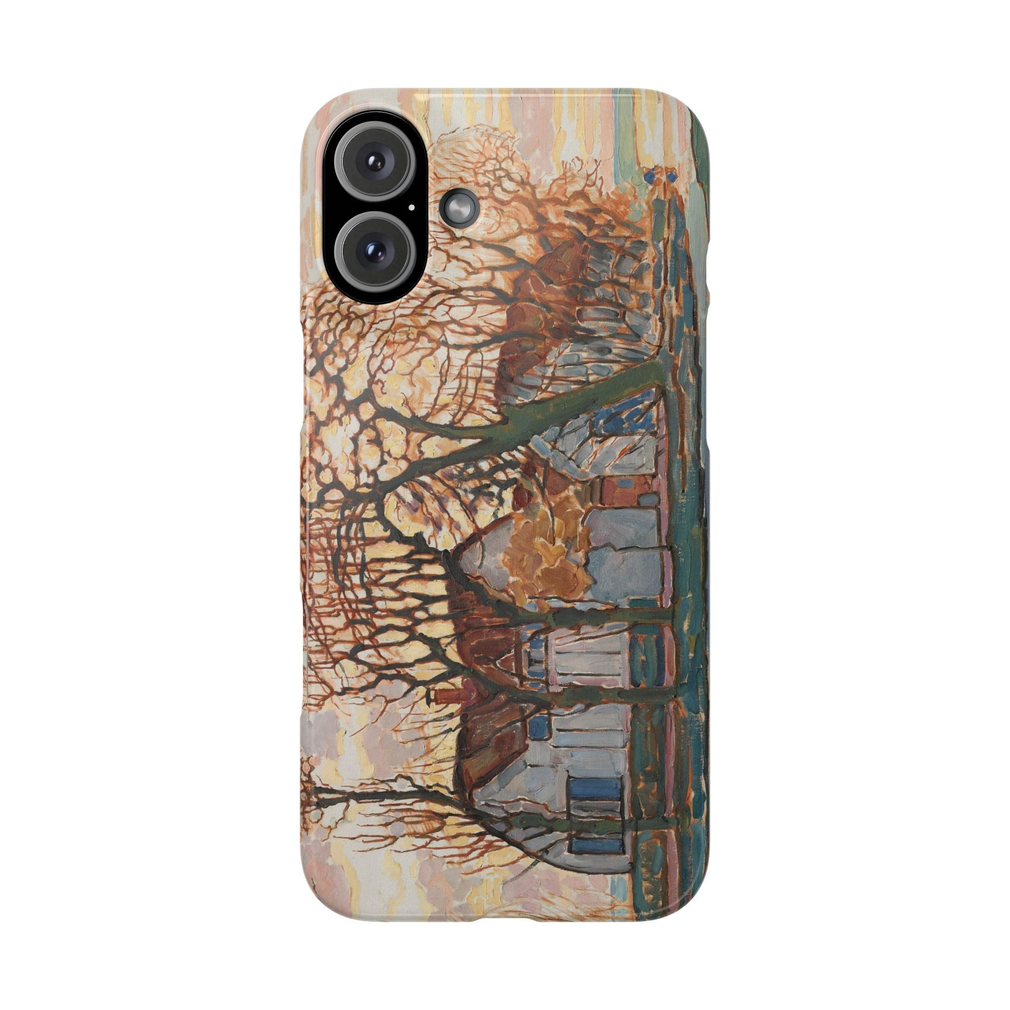 Farm near Duivendrecht by Piet Mondrian - iPhone Slim Case
