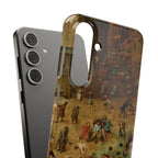 The Fight Between Carnival and Lent by Pieter Bruegel the Elder - Samsung Slim Case