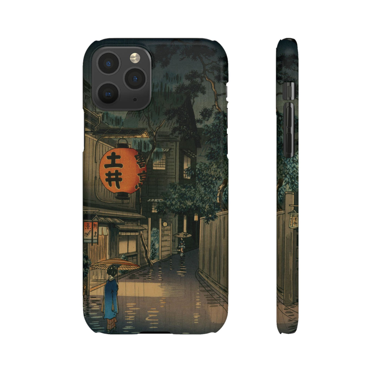 Evening at Ushigome by Tsuchiya Koitsu - iPhone Slim Case