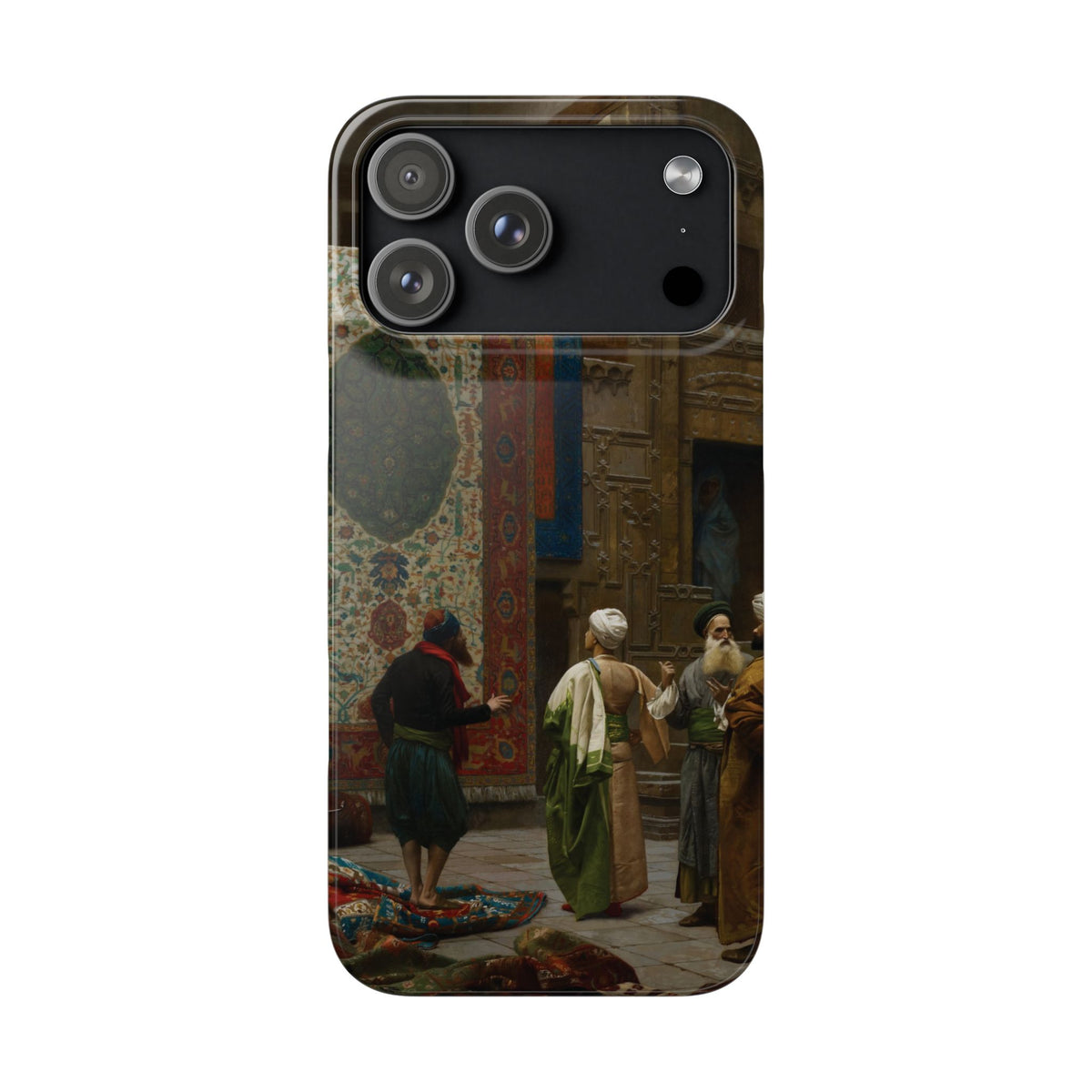 The Carpet Merchant by Jean-Leon Gerome - iPhone Slim Case
