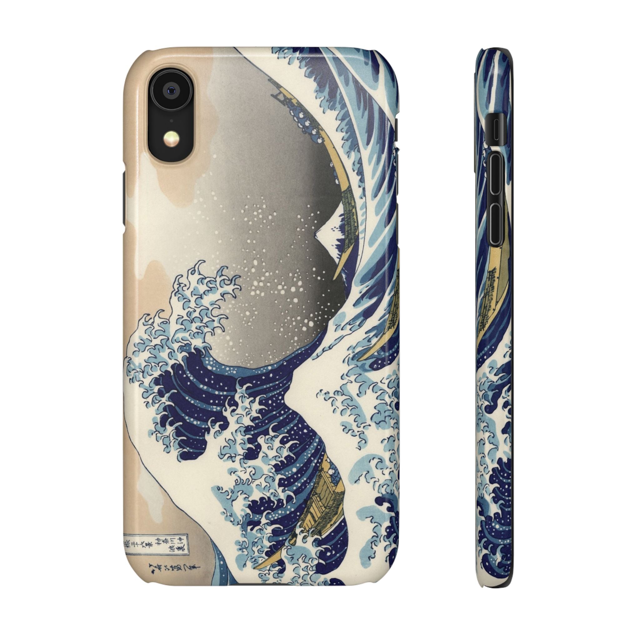 The Great Wave off Kanagawa by Hokusai - iPhone Slim Case