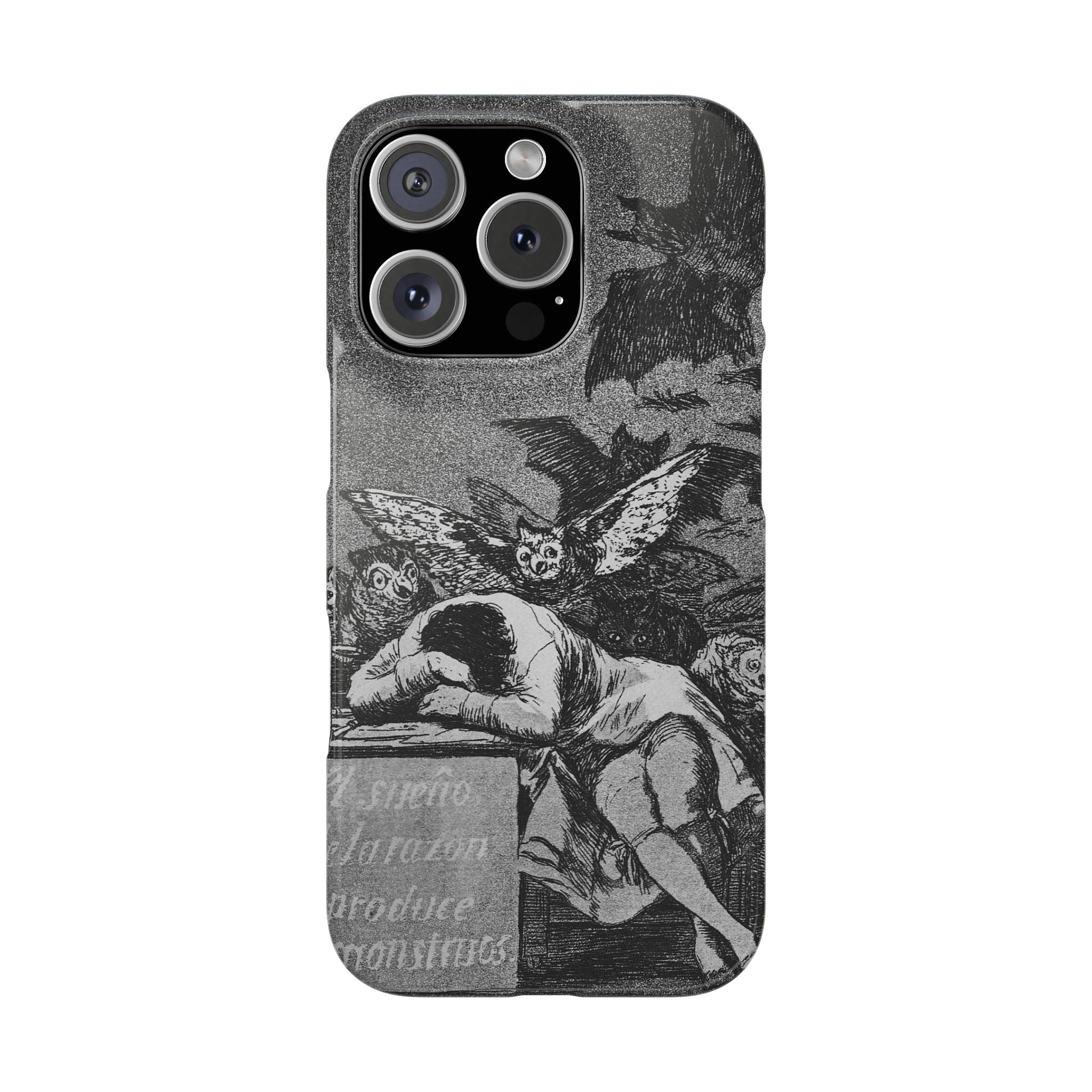 The Sleep of Reason Produces Monsters by Francisco Goya - iPhone Slim Case