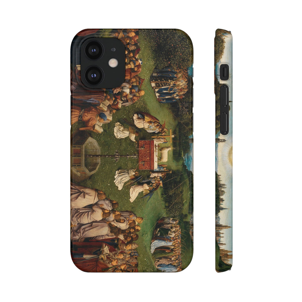 Adoration of the Lamb from the Ghent Altarpiece by Hubert van Eyck- iPhone Slim Case