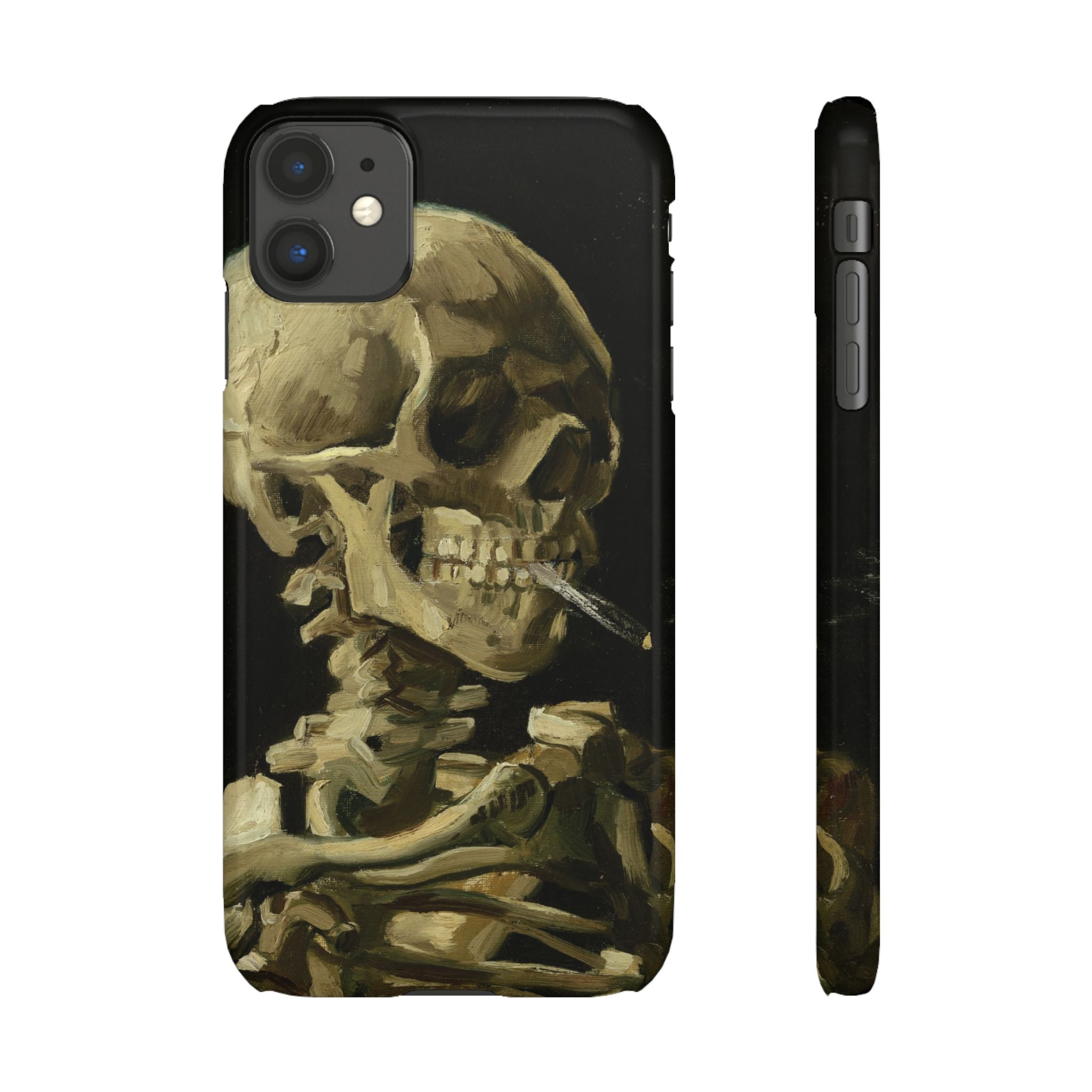 Head of a Skeleton with a Burning Cigarette by Vincent van Gogh - iPhone Slim Case
