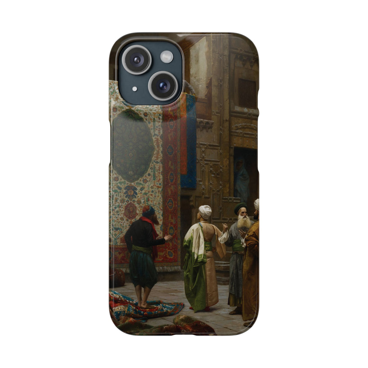 The Carpet Merchant by Jean-Leon Gerome - iPhone Slim Case