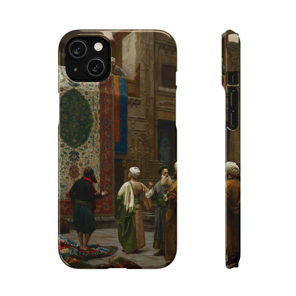 The Carpet Merchant by Jean-Leon Gerome - iPhone Slim Case