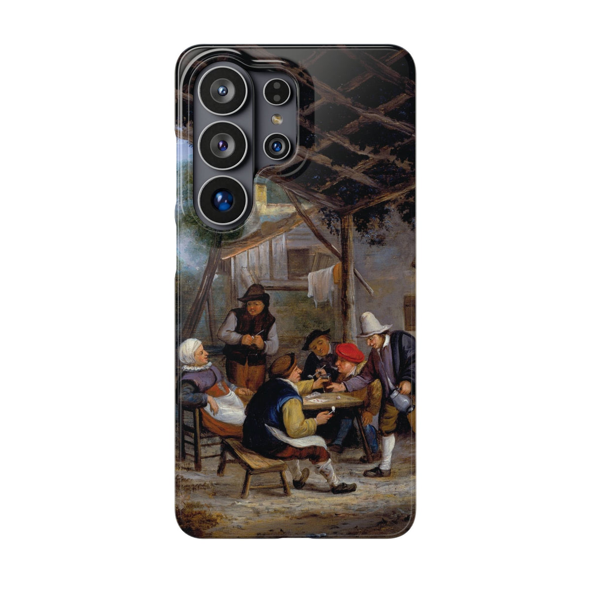 Peasants Drinking by Adriaen van Ostade - Samsung Slim Case