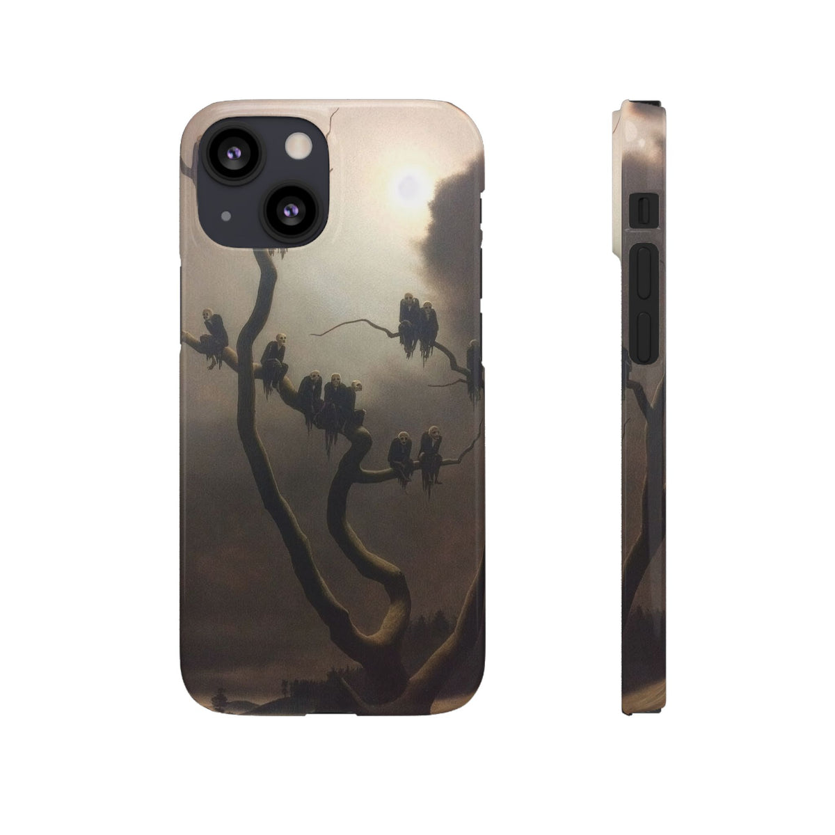 Ghosts on a Tree by Franz Sedlacek - iPhone Slim Case
