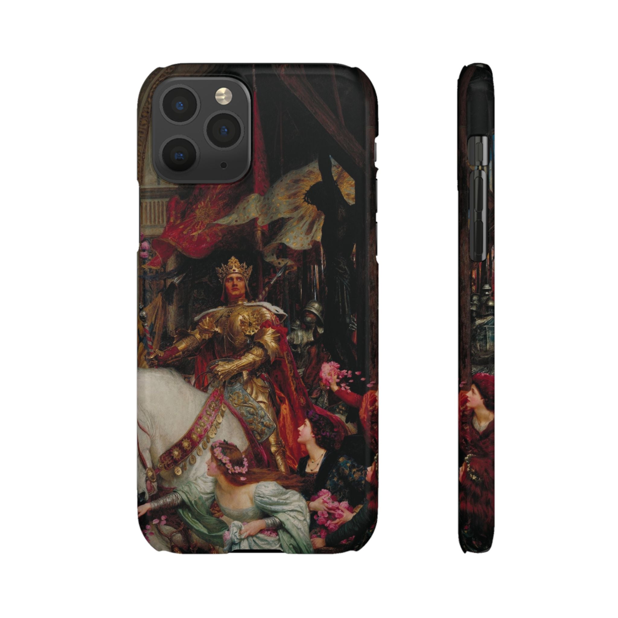 The Two Crowns by Frank Dicksee - iPhone Slim Case