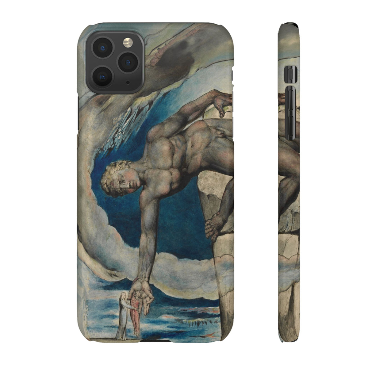 Antaeus setting down Dante and Virgil in the Last Circle of Hell by William Blake - iPhone Slim Case